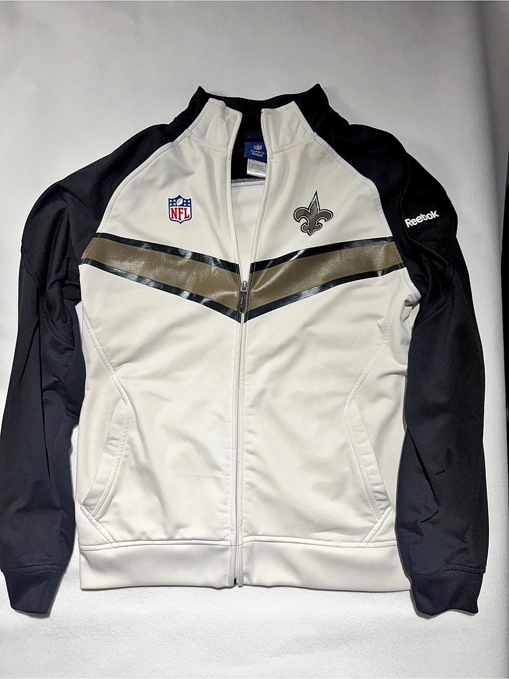 Vintage Reebok NFL New Orleans Saints Jacket Size Medium